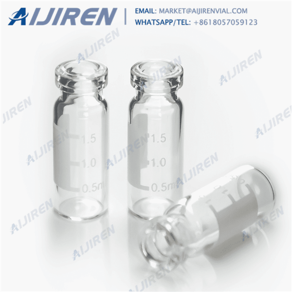 <h3>2 mL Clear Crimp-Top Vials and 11 mm Caps, ID Patch, White PTFE </h3>
